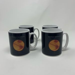 MColdplay Band Parachutes Coffee Mug Cup Set of 4 Kitchen Gift